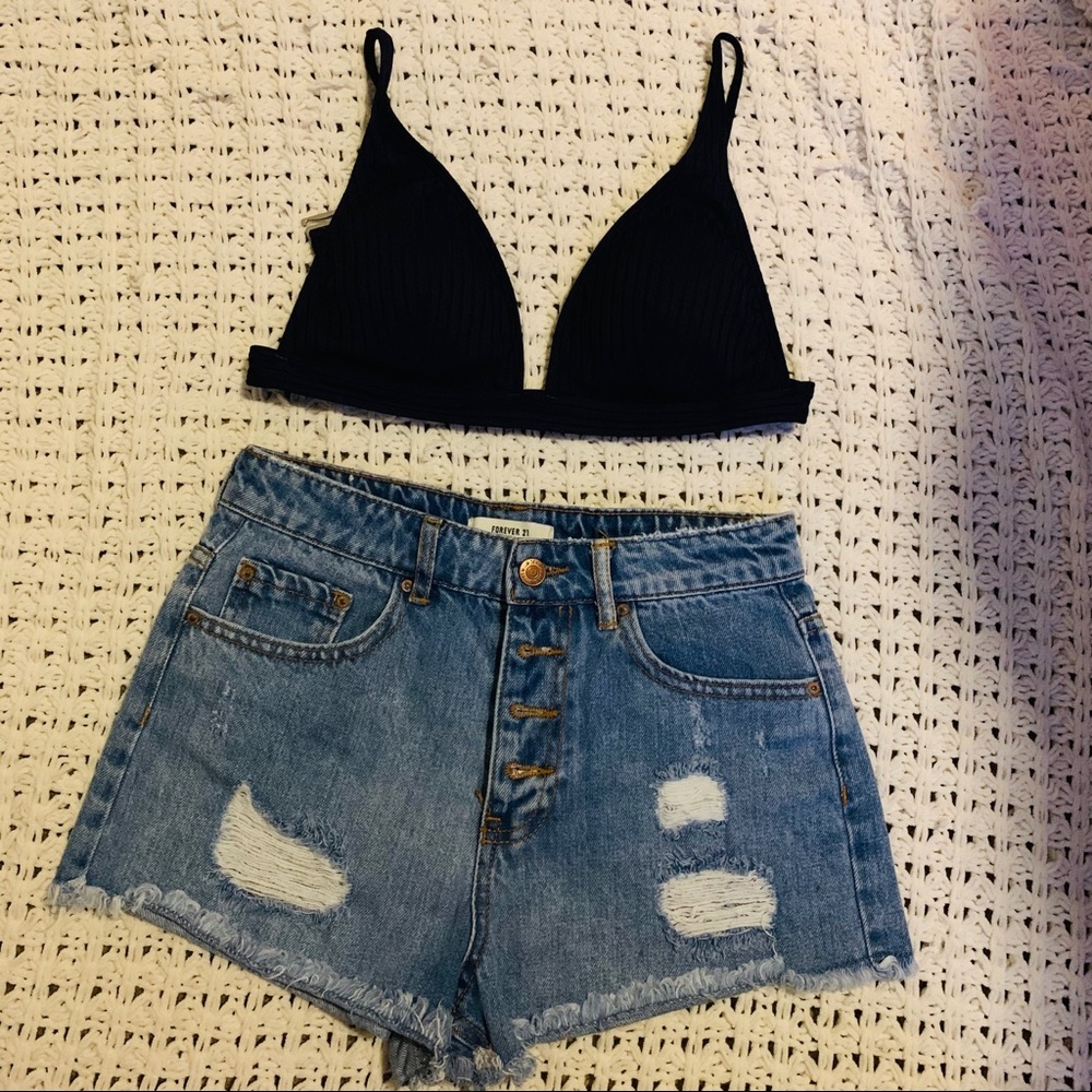 Denim Booty Shorts